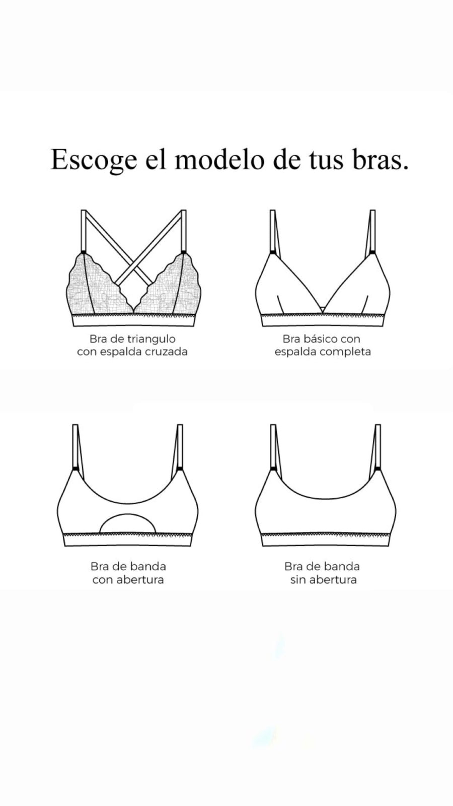 Paquete de 3 Brassieres