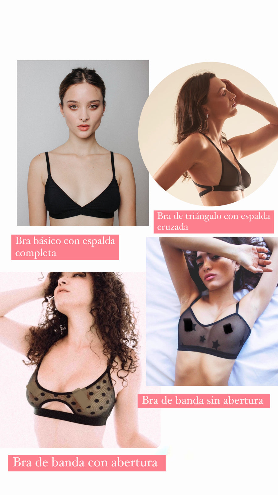 Paquete de 3 Brassieres