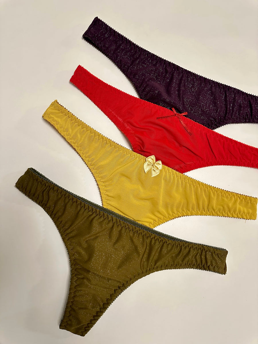 Paquete de 4 calzoncitos edición Navideña