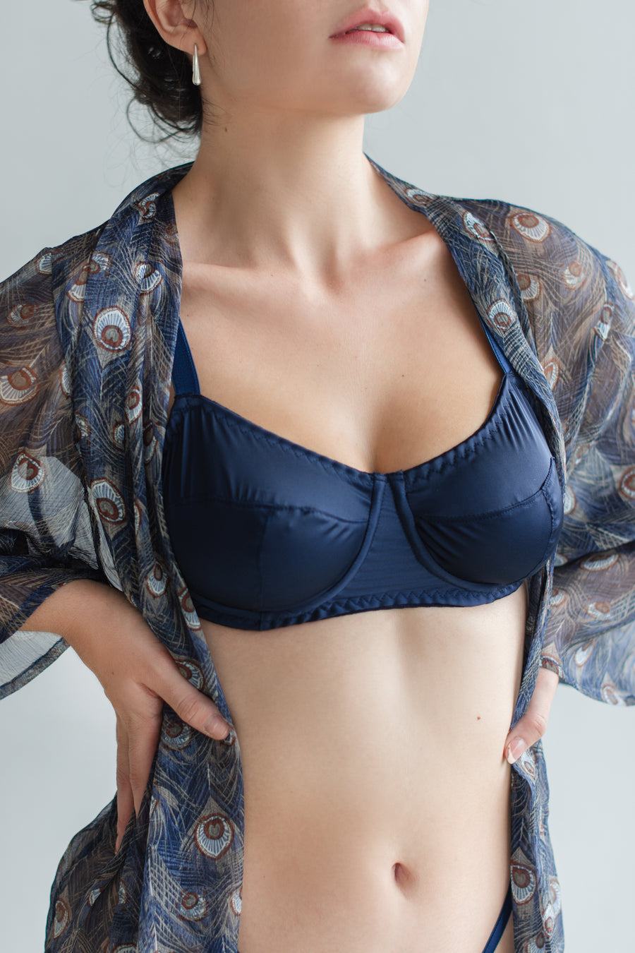 Lily Blue Underwire Bra
